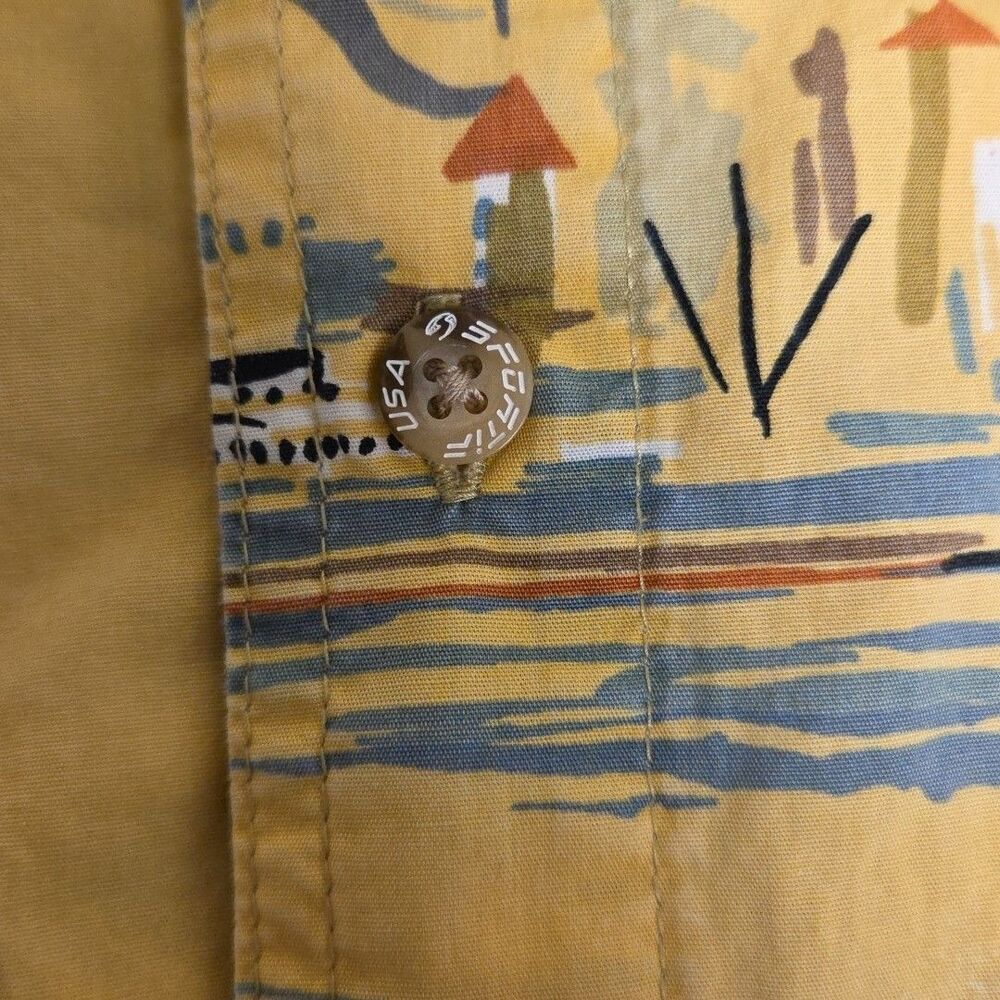 VTG Sportif Men’s Fishing Shirt Large Tropical Fish Print Button Up USA - READ - Picture 11 of 16